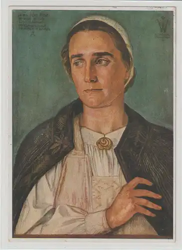 Willrich-Karte: Führerin der dt. Frauen in Rumänien