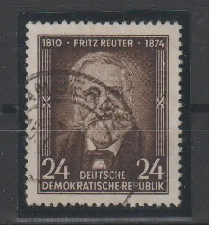 DDR-Plattenfehler: 430 YII (F. Reuter) PF I; gest., Befund Mayer