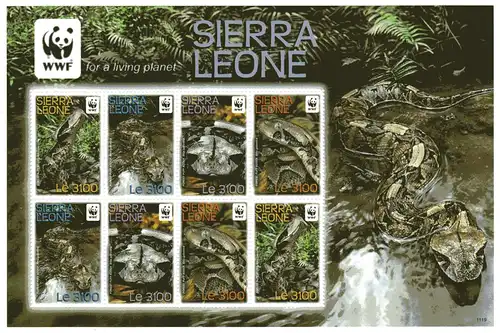 Sierra Leone WWF Block Schlangen