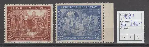 Gem.-ausg. Frühjahrsmesse 47 in Variante AZ, gepr. Schlegel