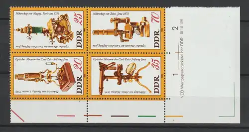 DDR Druckvermerke: Optische Geräte (1980)