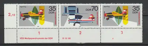 DDR Druckvermerke: 25 Jahre Interflug (1980)