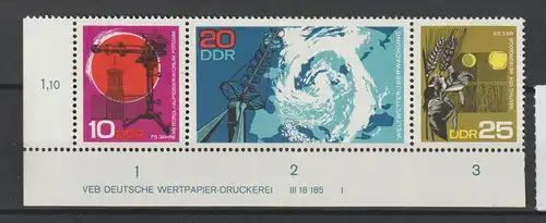 DDR Druckvermerke: Meteorologie (1966)