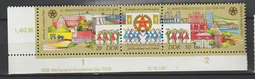 DDR Druckvermerke: Arbeiterfestspiele (1988)
