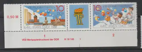 DDR Druckvermerke: Pioniertreffen (1988)