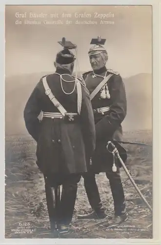 Graf Zeppelin und Graf Häseler - die ältesten Generäle...