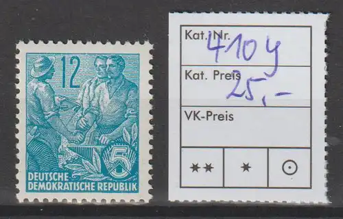 DDR spezial: 6 Pfg. Fünfjahrplan (II) mit WZ Y, **, BPP-geprüft 
