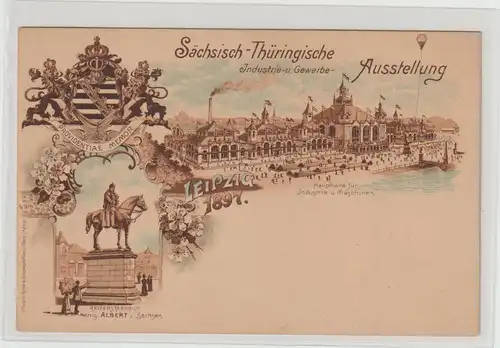 DR Privatganzsache PP 9: Sächsisch-Thüringische Ausstellung Leipzig 1897