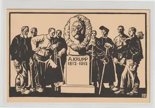 DR Privatganzsache PP 27: 100-Jahrfeier der Firma Krupp, 1912 (02)