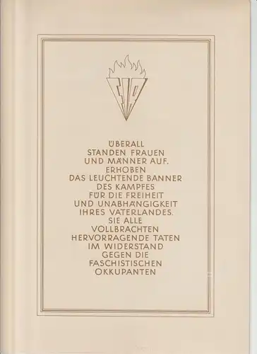 DDR-Gedenkblatt, FIR "Überall standen Frauen..."