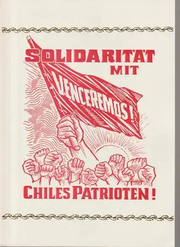 DDR-Gedenkblatt: Solidarität mit Chiles Patrioten