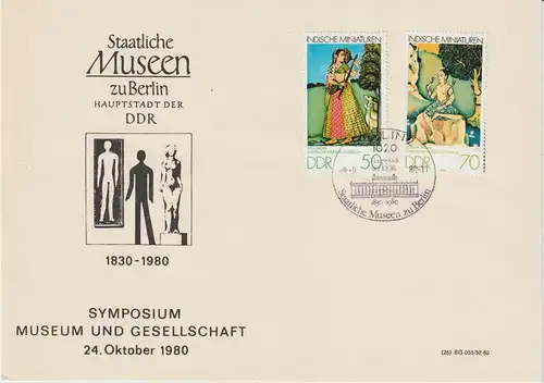 DDR-Gedenkblatt: Staatliche Museen Symposium