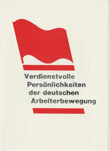 DDR-Gedenkblatt: Verdienstvolle Persönlichkeiten (1987)