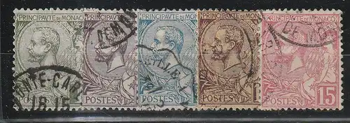 Monaco 11 - 21 kompletter sauberer Satz