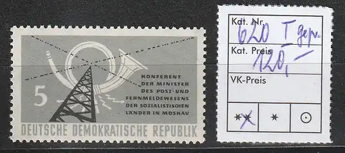 DDR Fernmeldekonferenz Plattenfehler I, **, geprüft