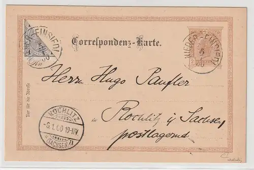 Österreich: Korrekte Halbierung der Nr. 50 auf Postkarte nach Dt., geprüft