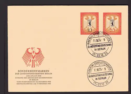 Berlin, FDC. Mi.-Nr. 129-30