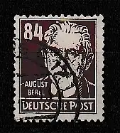 DDR Köpfe II 84 Pfg. in Variante a xI, gest. mit Fotoattest