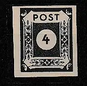 Ostsachsen Nr. 53 in b-Farbe, **, Attest Ströh "echt und einwandfrei"