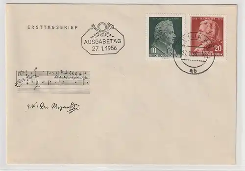 DDR-FDC: Mozart (1956) 