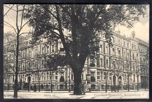 Berlin -W. Fransiskus-Sanatorium, Burggrafenstr 1. 