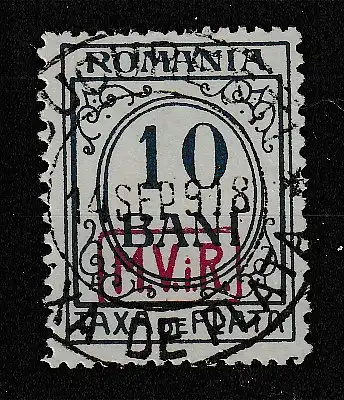 Rumänien Porto Nr. 7 gest.; Befund Wasels