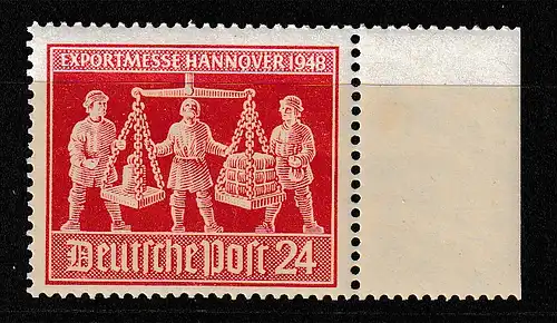 Gem.-ausg. 24 Pfg. Hannovermesse in b-Farbe, **, BPP-geprüft