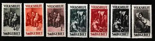 Saargebiet, Volkshilfe Gemlde 1929, postfrisch **, gepr.