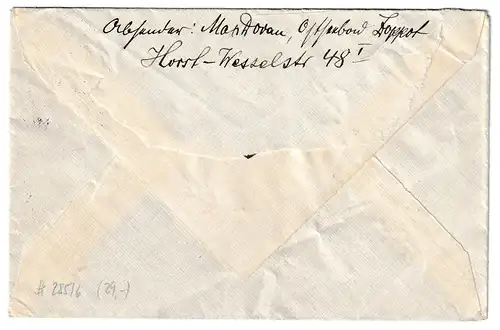 Danzig: Fernbrief (Bedarf) mit Schiffe-Frankatur