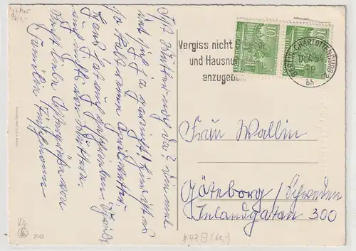 Berliner Bauten (I): Auslandskarte mit Nr. 47 im senkr. Paar