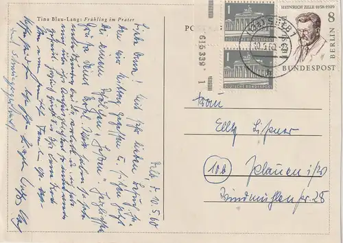 Berlin: Stadtbilder: 1 Pfg. Brbg. Tor mit HAN auf Fernkarte