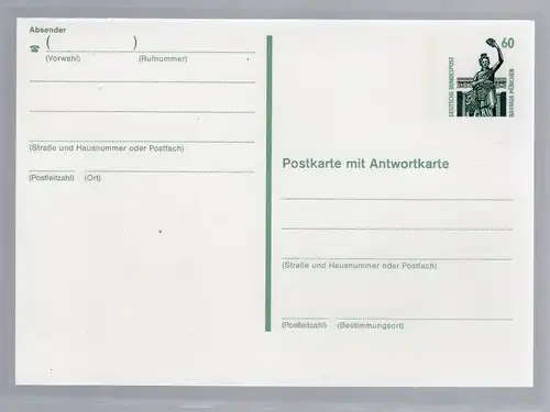 BRD: Ganzsache P 143 II ungebraucht (Mi 50 €)