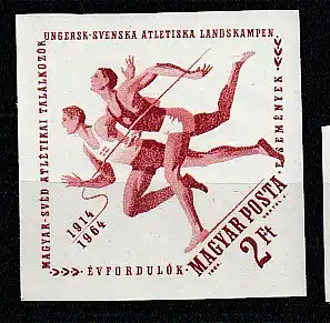 Ungarn geschnitten: Läufer im Ziel, MNH **