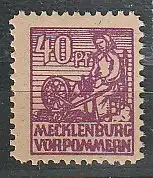 SBZ, MVP, Mi.-Nr. 40 yb postfrisch **, geprüft Kramp 