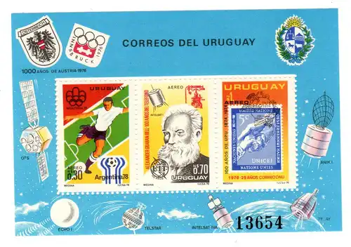 Uruguay (Jahresereignisse) Block 29, postfrisch 
