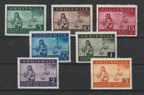 Albanien 15 - 21 ** (MNH)