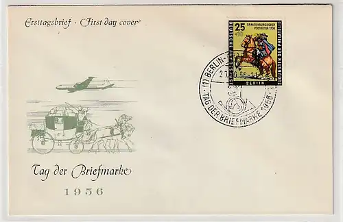 Berlin: Postillion III, FDC, 1956