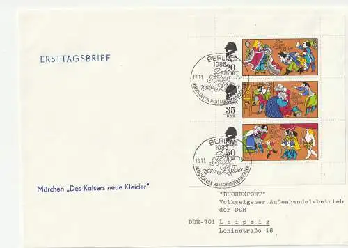 DDR-FDC: Kleinbogen Des Kaisers neue Kleider