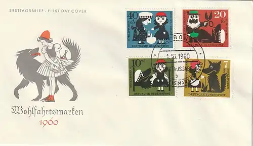 Bund: FDC  Rotkäppchen 1960