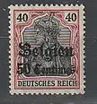 Dt. Bes. Belgien Nr. 5 I ** (MNH), Befund Wasels