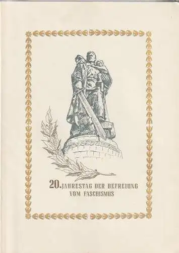DDR-Gedenkblatt, 20. Jahrestag der Befreiung