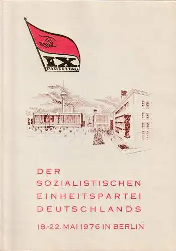 DDR-Gedenkblatt, IX. Parteitag der SED (II)