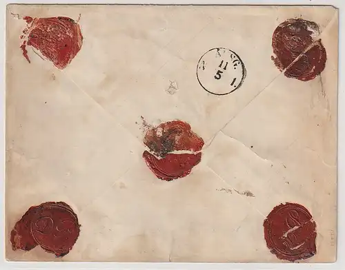 Preußen: Oktogon-Ganzsache U4B, Attest Wasels BPP