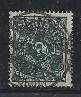 Dt. Reich Infla: Nr, 209 mit Y-Wz, gest., Attest Oechsner BPP