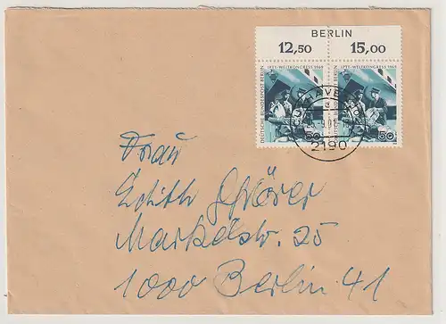 Berlin: Nr. 345 mit Randbedruckung "BERLIN"