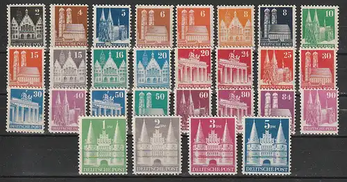 Bizone: Bauten-Satz weite Zhng., ** einwandfrei