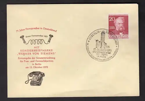 Berlin, FDC. Mi.-Nr. 97 - Siemens