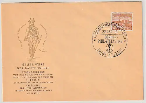 Berlin, FDC. Mi.-Nr. 112 - Berliner Bauten 4 Pfg.