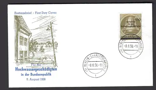 Berlin, FDC. Mi.-Nr. 135 - Hochwasserhilfe