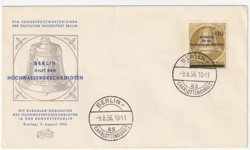 Berlin, FDC. Mi.-Nr. 135 - Hochwasserhilfe